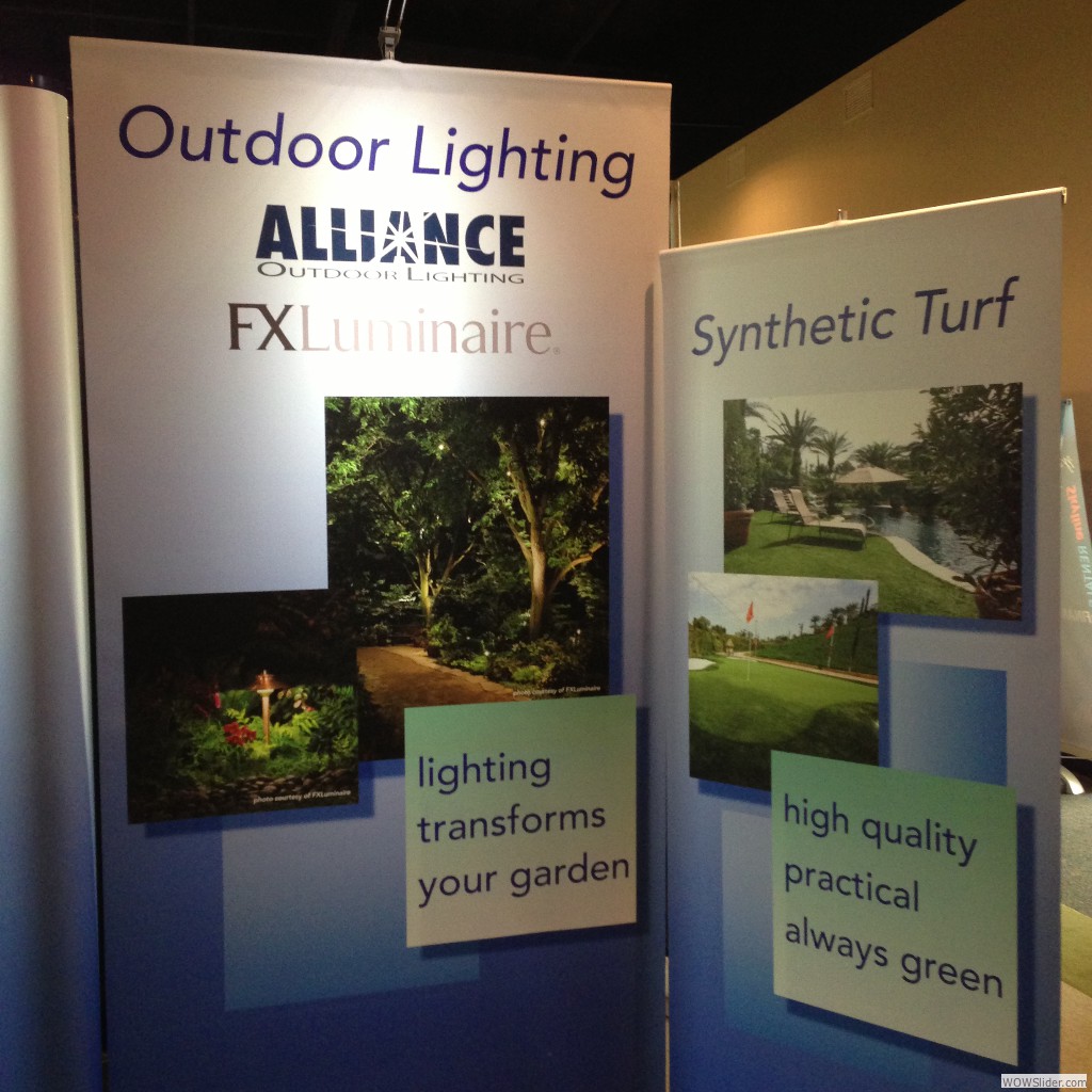 Watersavers Outdoor Lighting Banner