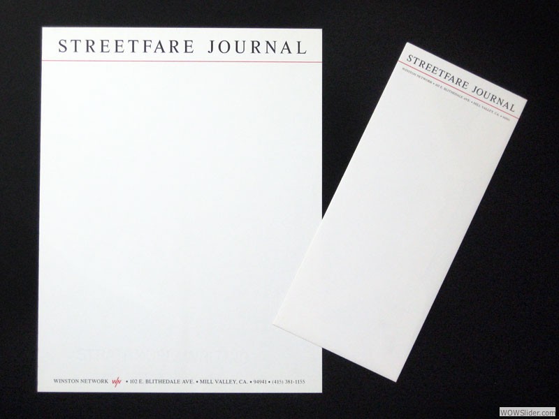 Streetfare Journal